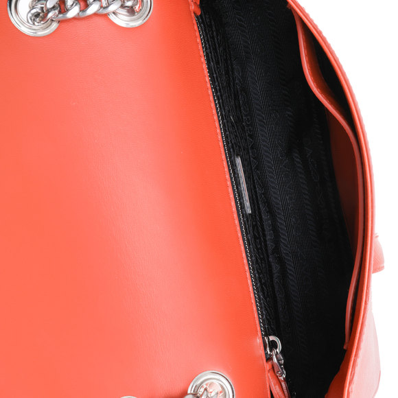 Prada Rame Saffiano Vernice Crossbody Bag - Picture 6 of 8